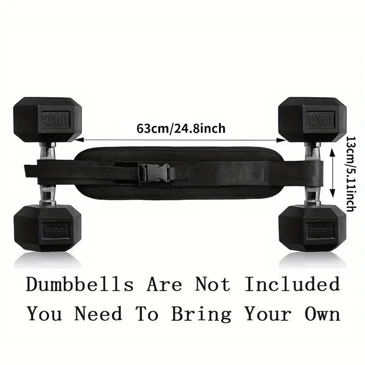"Adjustable Weighted Hip & Glute Training Belt"