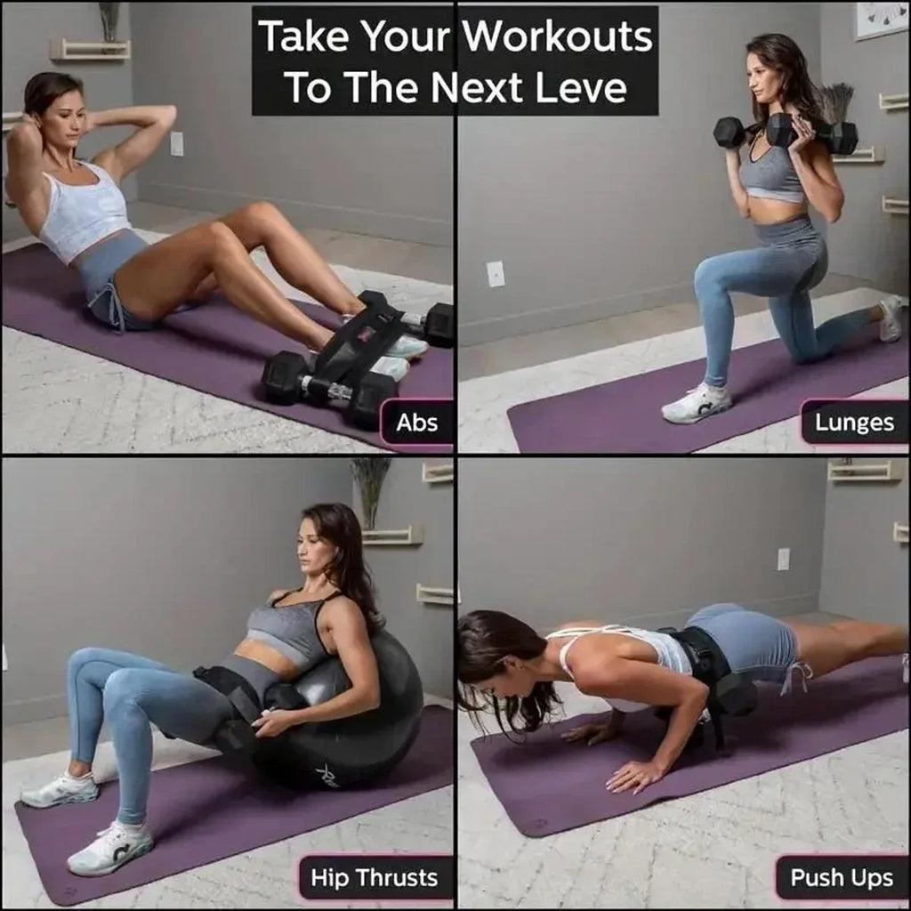 "Adjustable Weighted Hip & Glute Training Belt"